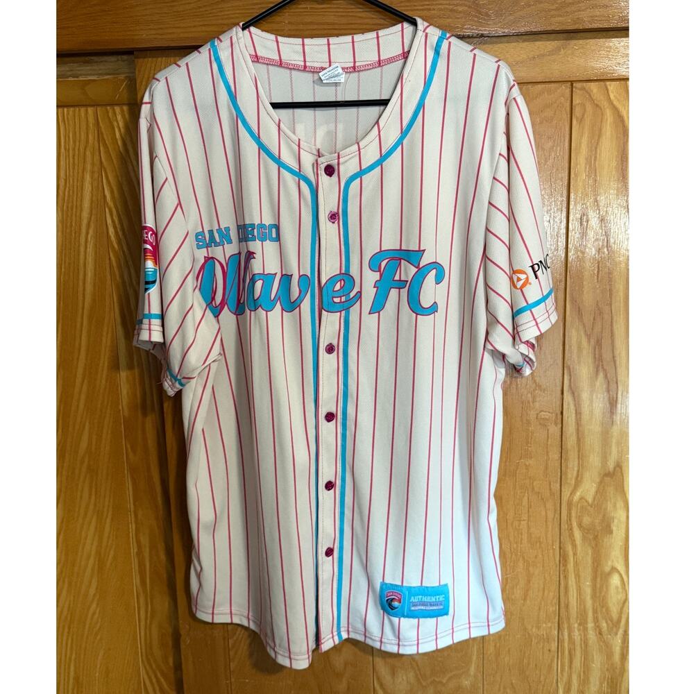 San Diego Wave FC Baseball Jersey - 2024 Giveaway, Size Large